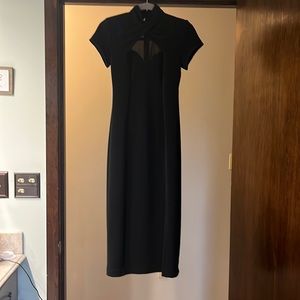 Black cocktail dress.